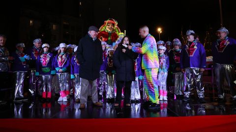 Entronizaci�n del dios Momo en A Coru�a