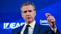 El gobernador de California, Gavin Newsom.