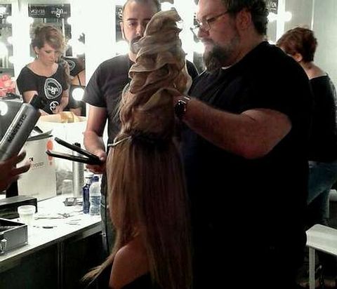 El peluquero Antonio Calvo dos premios Fgaro