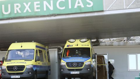 Foto del hospital Arquitecto Marcide, en Ferrol, hace unos das