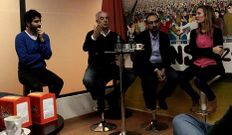 Pachi V�zquez particip� en la sesi�n de la ma�ana. 