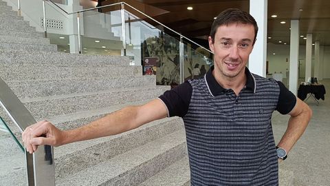 Luis Rilo de J. Rilo en el congreso de AJE en Ferrol