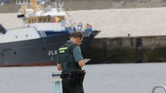 Guardia Civil en el puerto de Viveiro (imagen de archivo)