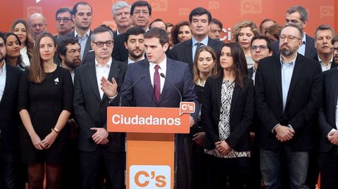 Rivera presenta su candidatura para la Ejecutiva de Ciudadanos