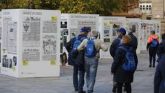 La exposicin est ubicada en la plaza Bispo Cesreo de la capital ourensana