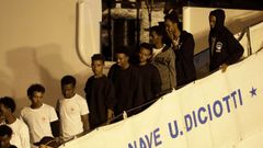 Los desermbarcos de migrantes fueron vetados por el ultra Matteo Salvini y solo se producen tras acuerdos internacionales