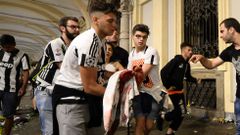 Momento justo de la estampida en Tur�n