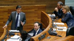 Javier Fern�ndez interviene en el pleno de la Junta General.Javier Fern�ndez interviene en el pleno de la Junta General 