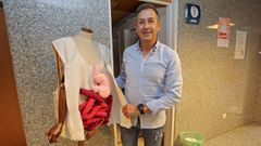 Samuel Fari�a, entrenador personal y t�cnico en discapacidad y movilidad reducida, este viernes en la Jornada de Ostom�a de Pontevedra