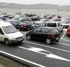 El nuevo p�rking se llen� nada m�s abrirse al tr�fico. 