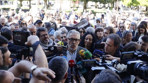 El regidor atendi� a los medios antes del pleno