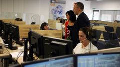 Instalaciones del 061 en Santiago. 