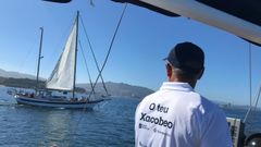 Dos veleros inician su traves�a n�utica xacobea desde la r�a de Vigo