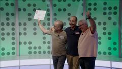 Suso, Marcos e Antonio gaadores do concurso Eu sei + ca ti.