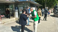 Campa�a de promoci�n en la plaza de abastos de Ourense