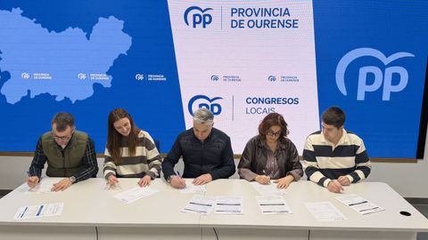 El PP proclama las candidaturas que optar�n a la presidencia de las agrupaciones locales de Larouco, Xunqueira de Espadanedo, Lobeira, Lobios y Mu��os