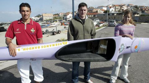Con Carlos P�rez Rial y Teresa Portela (2004).