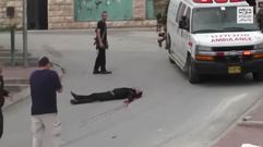 Un soldado israel� dispara a sangre fr�a a un palestino herido