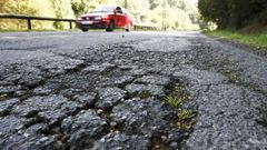 Mal estado de la carretera del Rato