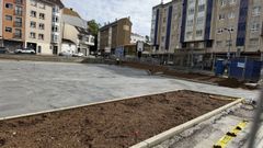 vilaboa.La nueva plaza de Vilaboa va cogiendo forma estos d�as