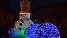 Iluminaci�n navide�a en Oviedo