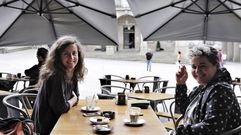 En la praza Maior de Ourense