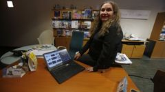 Mar Santos, directora de la agencia de viajes ncora de A Corua.