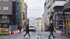 Los coches recuperan una avenida de Fisterra ya sin viaducto