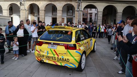 Ceremonia de salida del Rallye Rías Altas Histórico