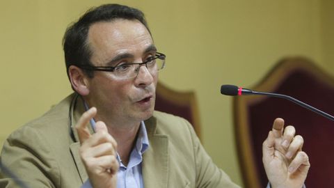 José Tronchoni, en una foto de archivo, en un curso sobre administradores concursales celebrado en Ourense.
