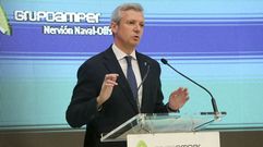 El presidente de la Xunta acudi� a la presentaci�n del plan de negocio de Nervi�n Naval Offshore en As Somozas