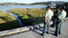 Imagen de archivo de un vertido a la r�a de Pontevedra por Lourido del 2008