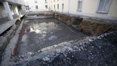 La construccin que se relaciona con una posible tiene unos 180 metros cuadrados de superficie