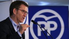 Feijoo, de campaña electoral en Madrid