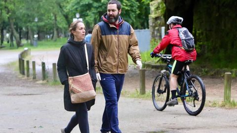 Gente paseando y corriendo por Vigo esta ma�ana