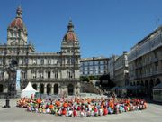 Participantes en unos de los campamentos urbanos veraniegos que organiz� el Ayuntamiento en otras ediciones. 