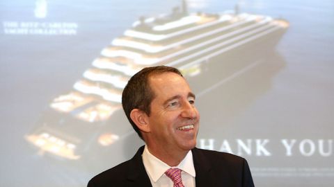 Douglas Phrotero, consejero delegado de The Ritz Carlton, en la Estacin Martima de Vigo, este mircoles