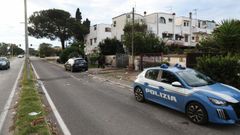 Entrada de la vivienda del periodista Sigfrido Ranucci, en Pomezia, cerca de Roma