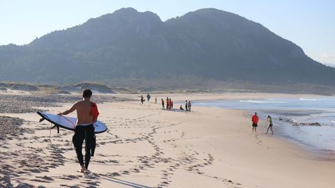 Playa de Area Maior, en Louro