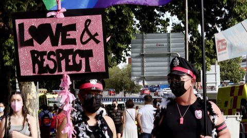 Desfile del Orgullo 2021 en Madrid