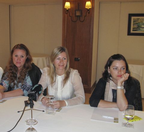 Los turoperadores, en una reuni�n en el Gran Hotel de A Toxa. 