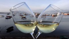 Copas de vi�o branco nas R�as Baixas