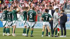 ltima imagen del Racing en el ftbol profesional en A Malata.