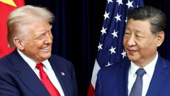 Trump y Xi, durante su �ltima reuni�n bilateral en el 2025, durante la cumbre de APEC en Corea del Sur.