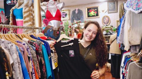 Flamingo Vintage Kilo abrió sus puertas hace casi una década en la calle Doutor Cadaval