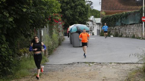 Gente haciendo deporte o paseando en Ourense