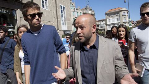 igo Errejn y Villares, durante una visita a Pontevedra en el 2016