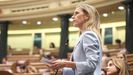 La diputada del PP Cayetana �lvarez de Toledo intervine durante la sesi�n de control al Gobierno.