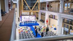 Imagen del Centro de Servizos Avanzados (CSA) de la Cidade das TIC de A Coru�a 