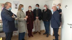 La visita de la conselleira de Pol�tica Social, Fabiola Garc�a, a Friol